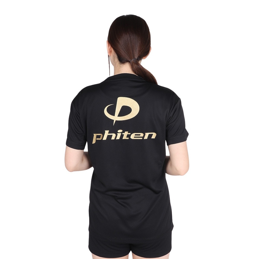 ファイテン（PHITEN）（メンズ、レディース）バレーボール 半袖 RUKUシャツ 3124JG57600