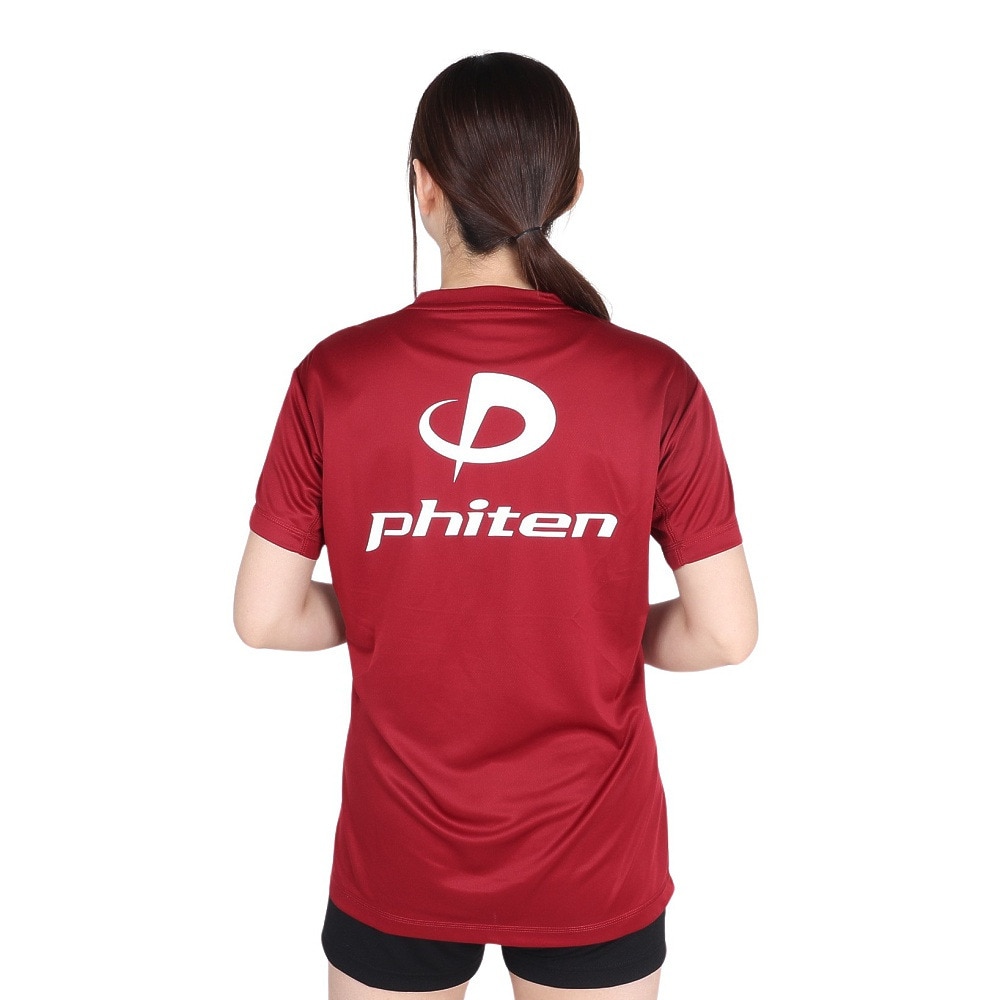 ファイテン（PHITEN）（メンズ、レディース）バレーボール 半袖 RUKUシャツ 3124JG57800