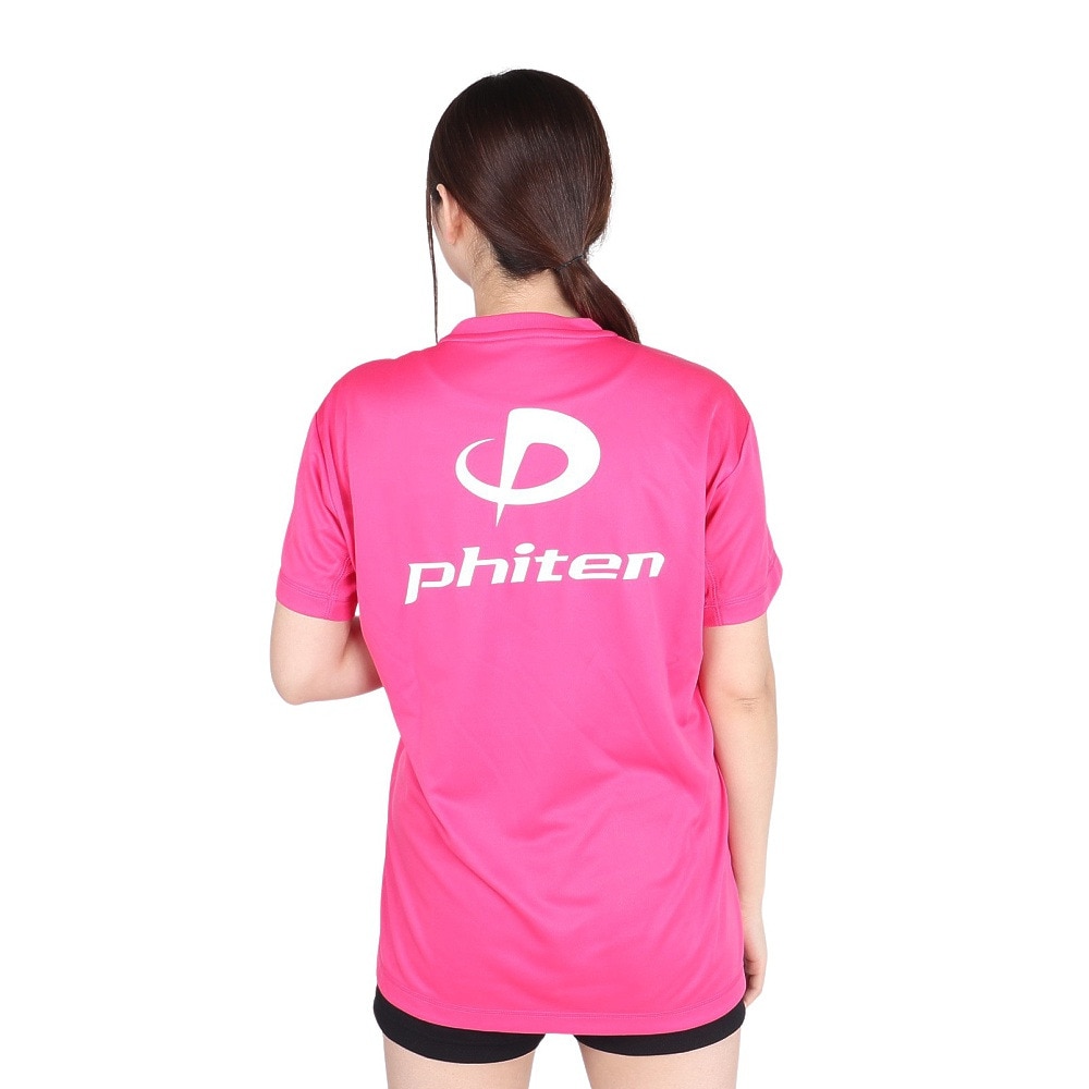 ファイテン（PHITEN）（メンズ、レディース）バレーボール 半袖 RUKUシャツ 3124JG58100