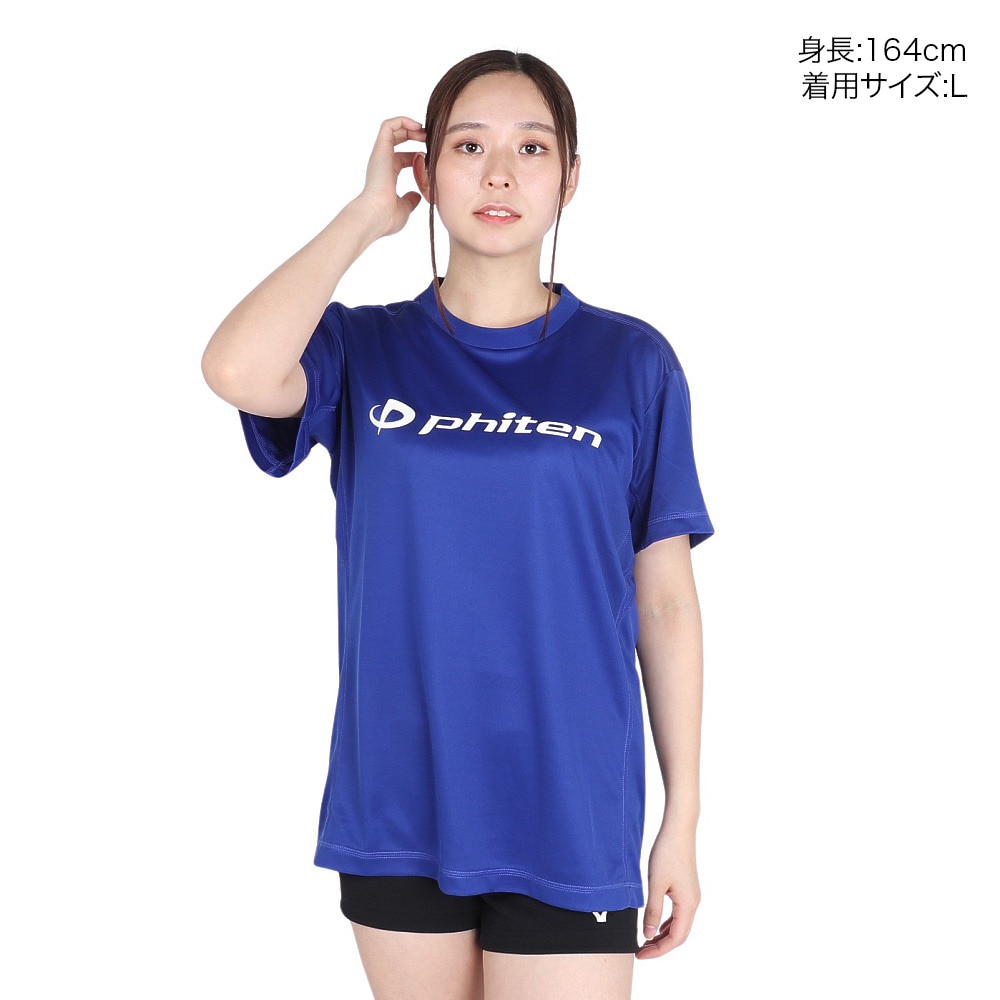 ファイテン（PHITEN）（メンズ、レディース）バレーボール 半袖 RUKUシャツ 3124JG58400