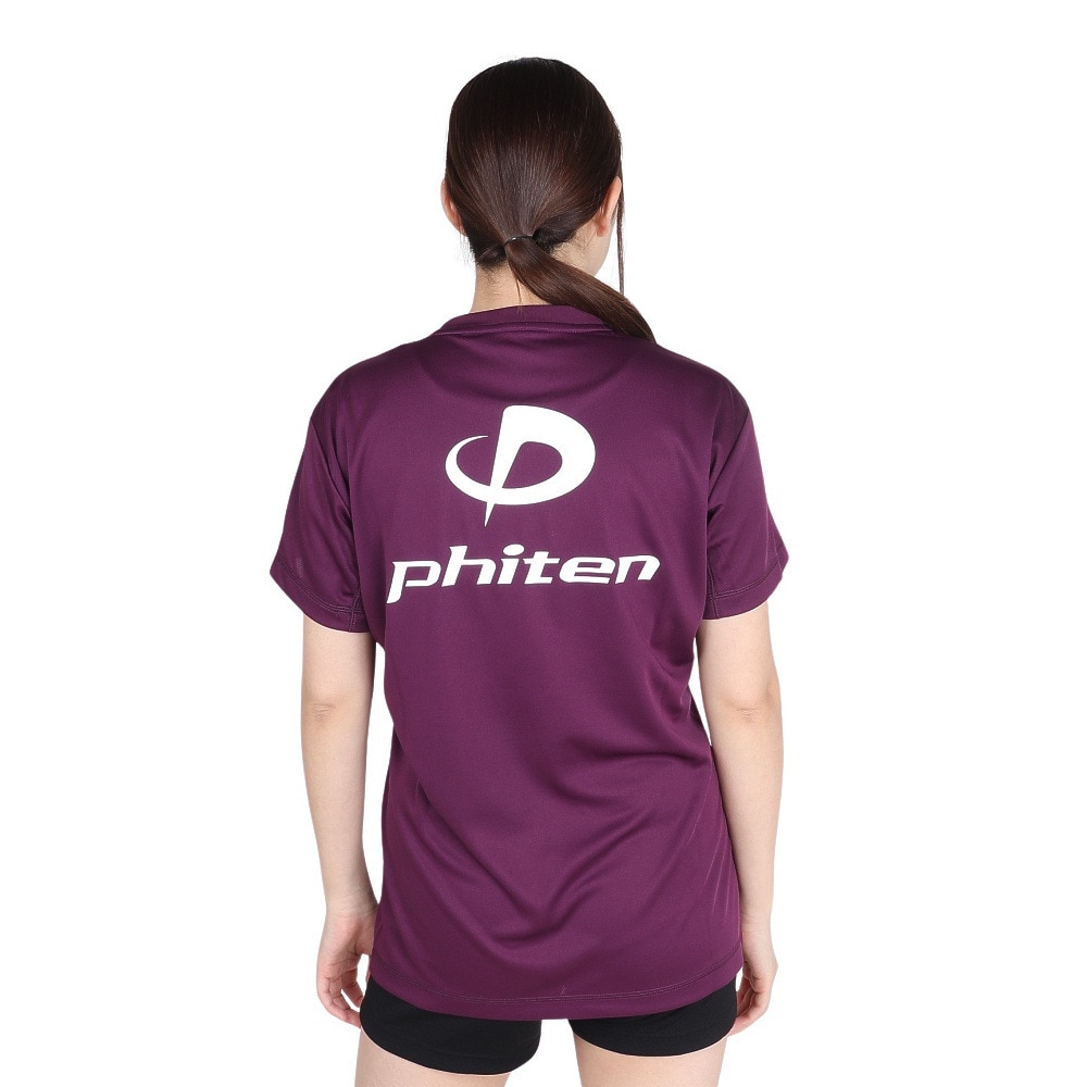 ファイテン（PHITEN）（メンズ、レディース）バレーボール 半袖 RUKUシャツ 3124JG58700