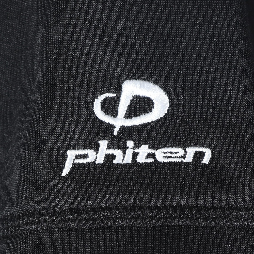 ファイテン（PHITEN）（メンズ、レディース）バレーボール 半袖 RUKUシャツ グラデーション ブラック 3124JG61920