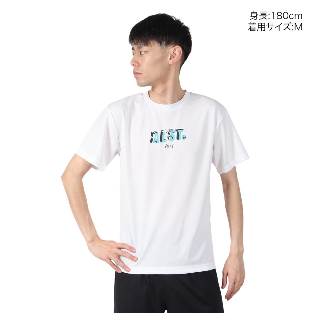 アルスト（ALST）（メンズ、レディース）バレーボールウェア 半袖ドライ Tシャツ コラプスバイスパイク VB24TS03-13