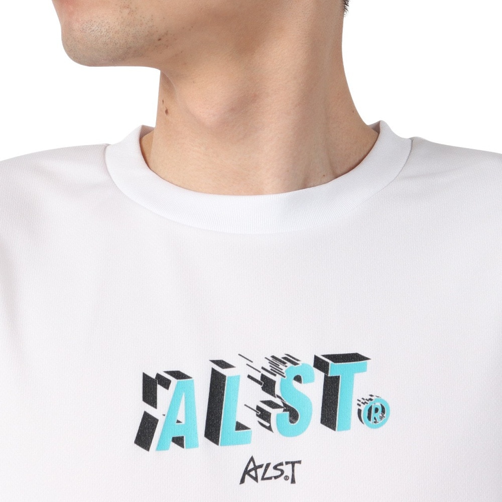アルスト（ALST）（メンズ、レディース）バレーボールウェア 半袖ドライ Tシャツ コラプスバイスパイク VB24TS03-13