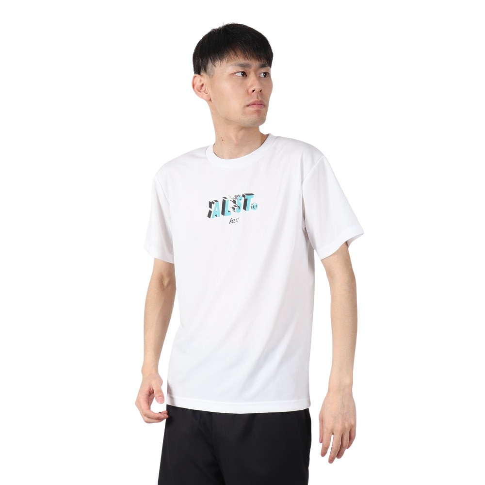 アルスト（ALST）（メンズ、レディース）バレーボールウェア 半袖ドライ Tシャツ コラプスバイスパイク VB24TS03-13
