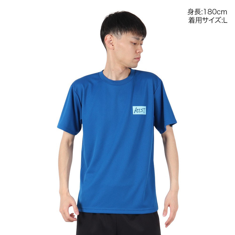 アルスト（ALST）（メンズ、レディース）バレーボールウェア 半袖ドライ Tシャツ バック グラデーション アイコン VB24TS04-44