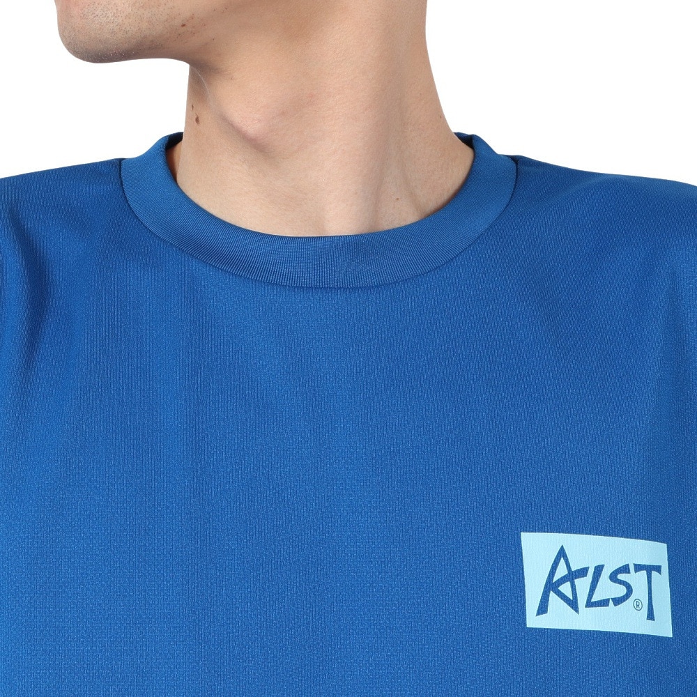 アルスト（ALST）（メンズ、レディース）バレーボールウェア 半袖ドライ Tシャツ バック グラデーション アイコン VB24TS04-44