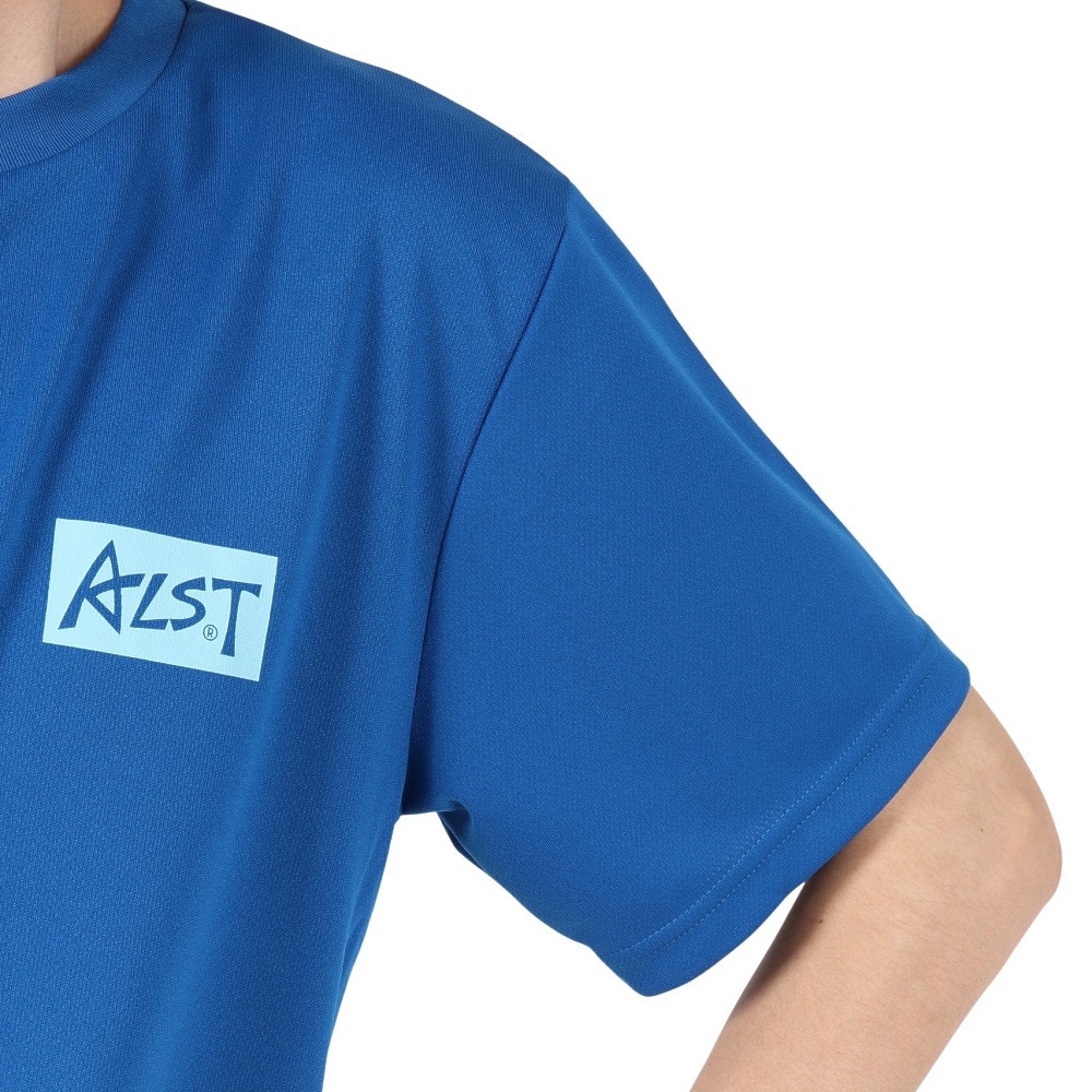 アルスト（ALST）（メンズ、レディース）バレーボールウェア 半袖ドライ Tシャツ バック グラデーション アイコン VB24TS04-44