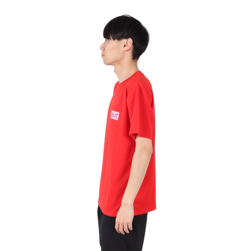 アルスト（ALST）（メンズ、レディース）バレーボールウェア 半袖ドライ Tシャツ バックグラデーションアイコン VB24TS04-66