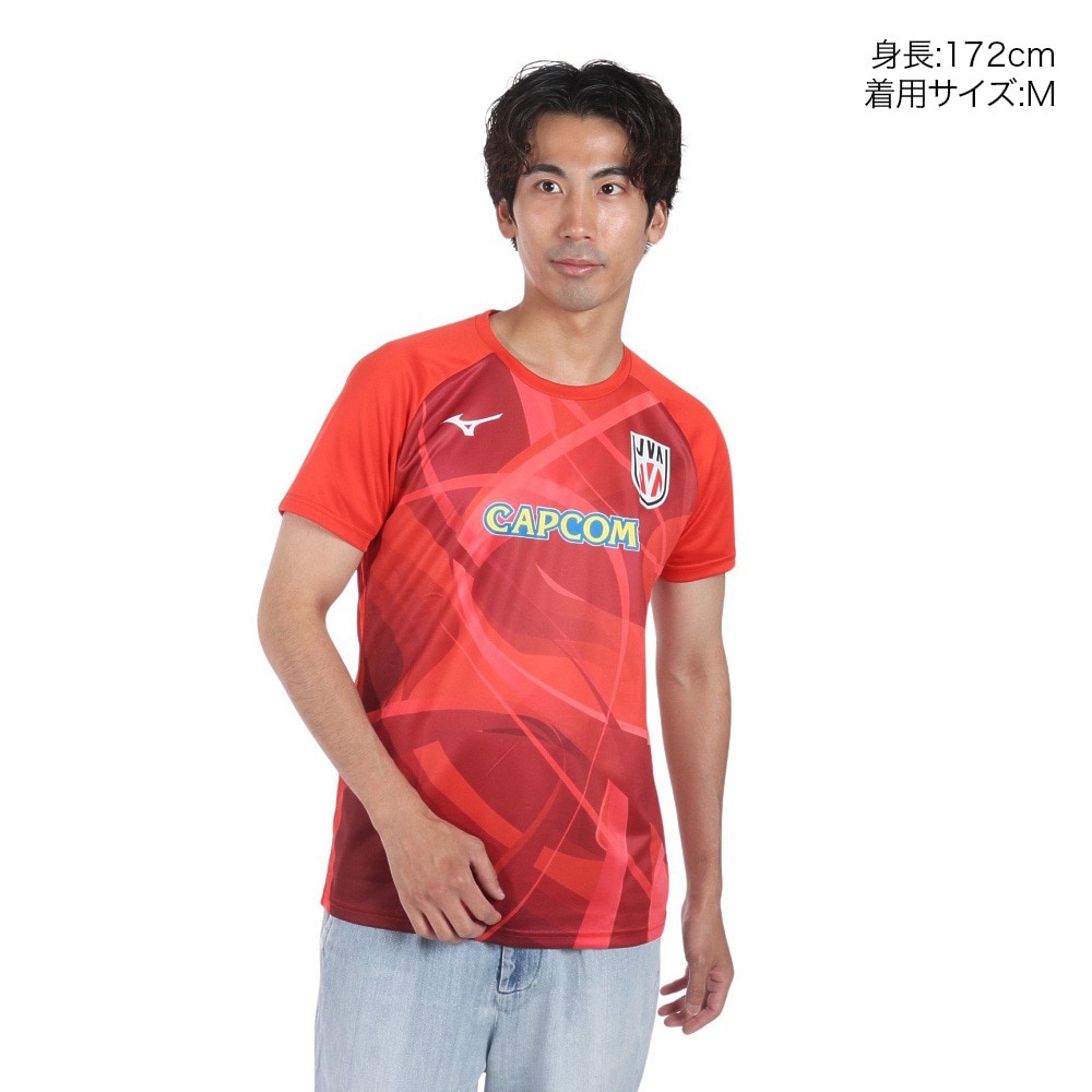 ミズノ（MIZUNO）（メンズ、レディース）バレーボールウェア 2024 バレーボール応援Tシャツ 番号入り V2MAB55162