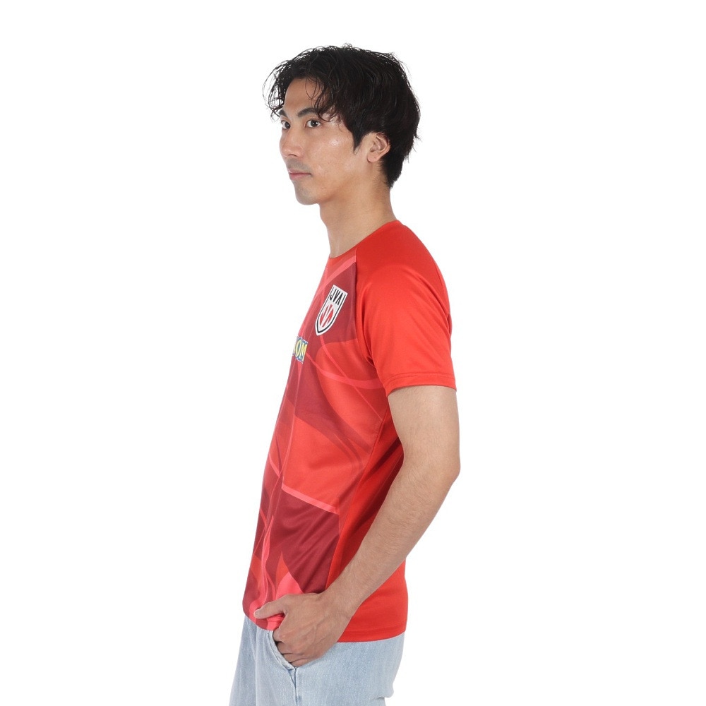 ミズノ メンズ レディス バレーボール 半袖Tシャツ レプリカシャツ JPN 国旗入り V2MA050662 : レッド MIZUNO