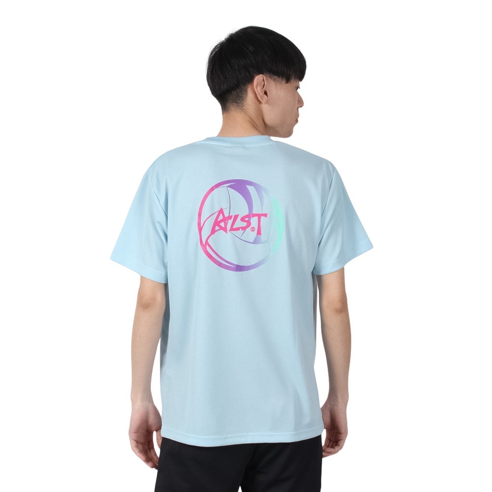 アルスト（ALST）（メンズ）バレーボールウェア バックボールグラデーション 半袖ドライTシャツ VB24TS10-46