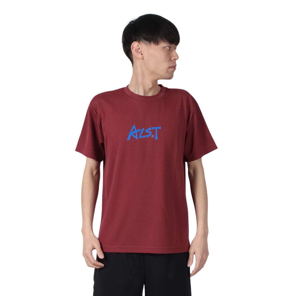 アルスト（ALST）（メンズ、レディース）バレーボールウェア バックボールグラデーション 半袖ドライTシャツ VB24TS10-64
