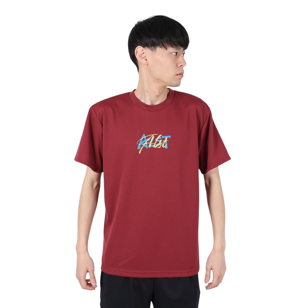 アルスト（ALST）（メンズ、レディース）バレーボールウェア 半袖ドライ Tシャツ BRUSH VB24TS11-64