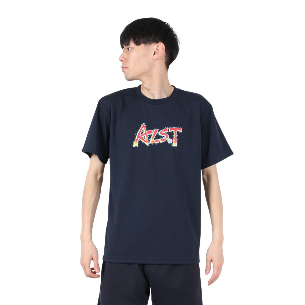 アルスト（ALST）（メンズ、レディース）バレーボールウェア 半袖ドライ Tシャツ BLITZ LOGO VB24TS14-46