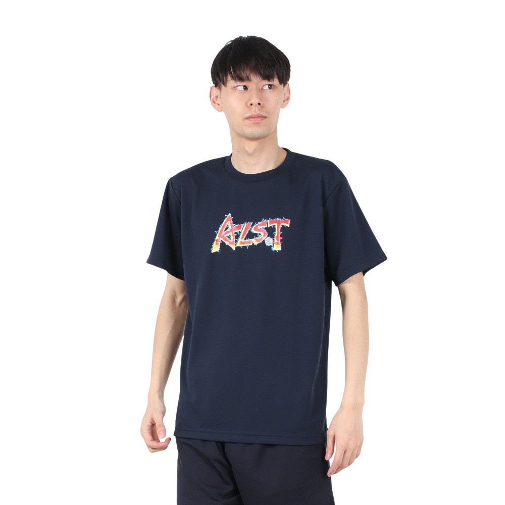 アルスト（ALST）（メンズ、レディース）バレーボールウェア 半袖ドライ Tシャツ BLITZ LOGO VB24TS14-46