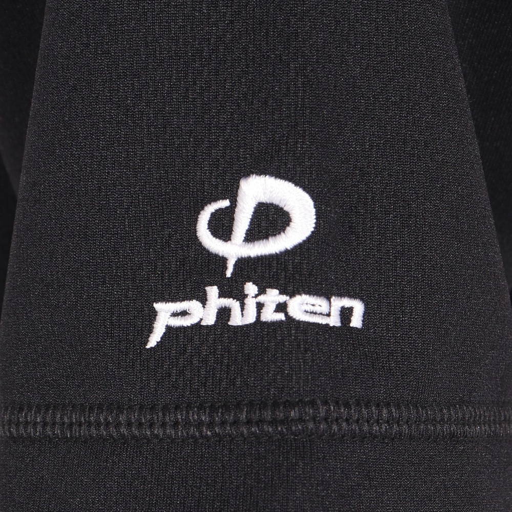 ファイテン（PHITEN）（キッズ）ジュニア バレーボールウェア 半袖Tシャツ BK/GD 3124JG65200