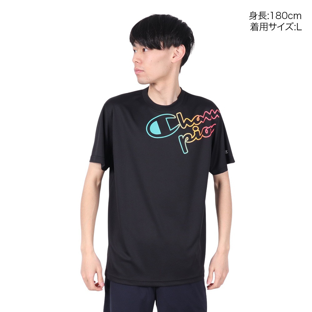チャンピオン（CHAMPION）（メンズ）バレーボールウェア 半袖Tシャツ C3-BV302 090