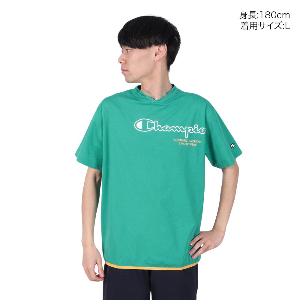 チャンピオン（CHAMPION）（メンズ）バレーボールウェア 半袖Tシャツ C3-BVC25 440