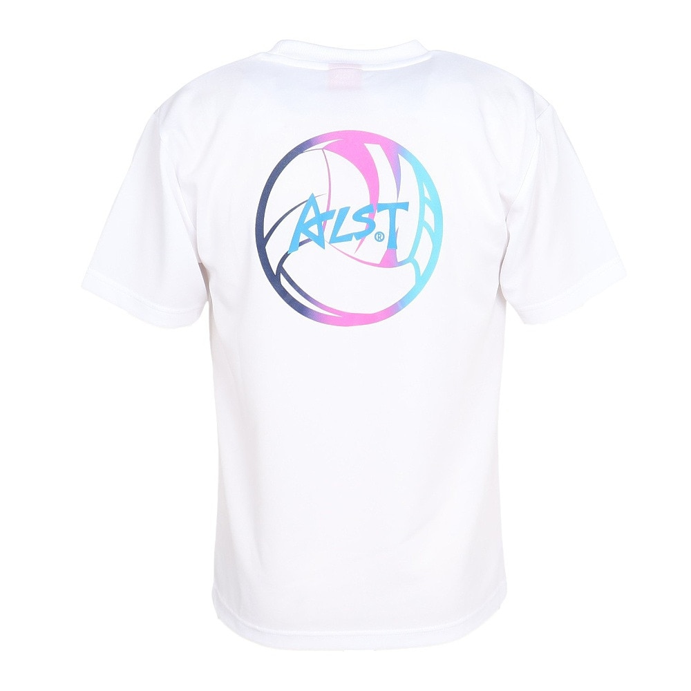 アルスト（ALST）（メンズ、レディース）バレーボールウェア 半袖Tシャツ バックボールグラデーション VB25TS02-15