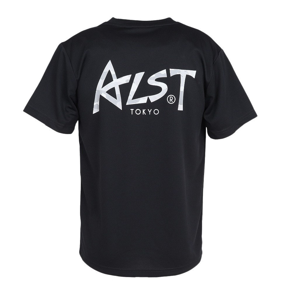 アルスト（ALST）（メンズ、レディース）バレーボールウェア 半袖ドライTシャツ BACK CAMO LOGO VB25TS04-02