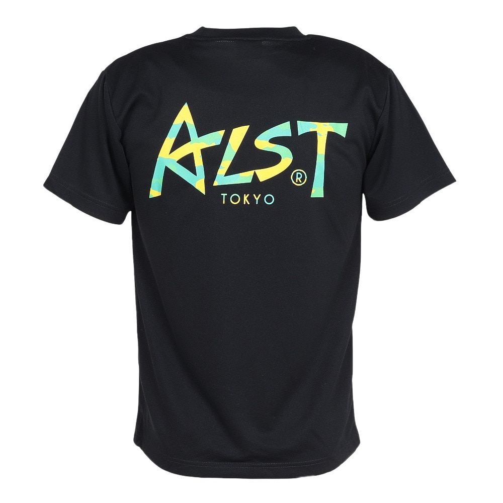 アルスト（ALST）（メンズ、レディース）バレーボールウェア 半袖ドライTシャツ BACK CAMO LOGO VB25TS04-07