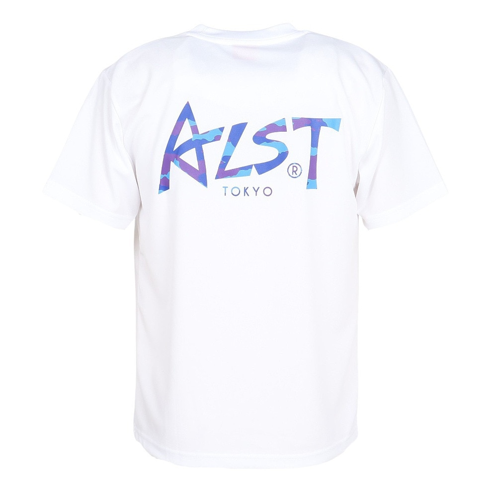 アルスト（ALST）（メンズ、レディース）バレーボールウェア 半袖ドライTシャツ BACK CAMO LOGO VB25TS04-15