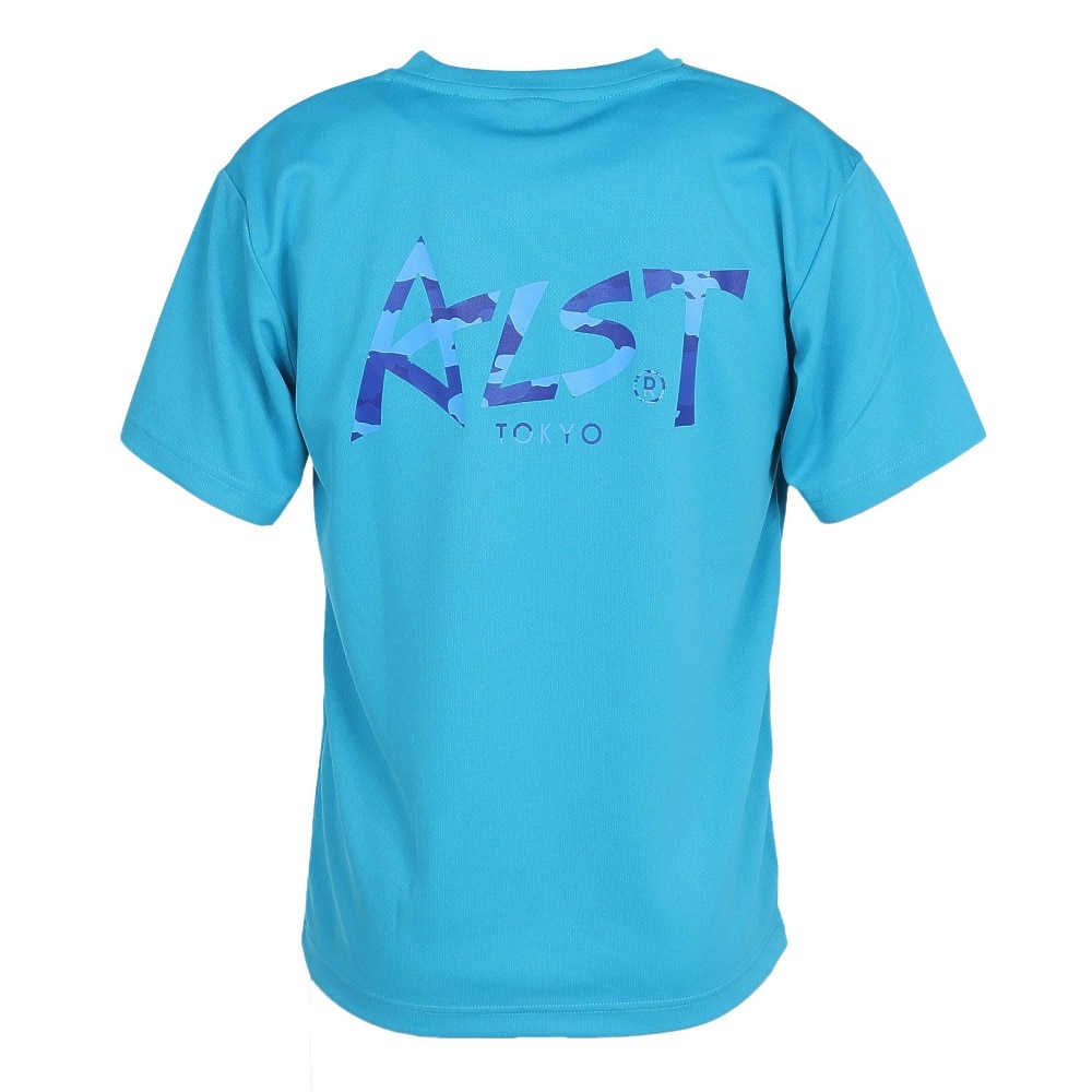 アルスト（ALST）（メンズ、レディース）バレーボールウェア 半袖ドライTシャツ BACK CAMO LOGO VB25TS04-44