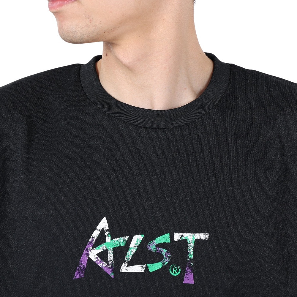 アルスト（ALST）（メンズ、レディース）【新商品】 バレーボールウェア 半袖ドライTシャツ グランジロゴ VB25TS07-03