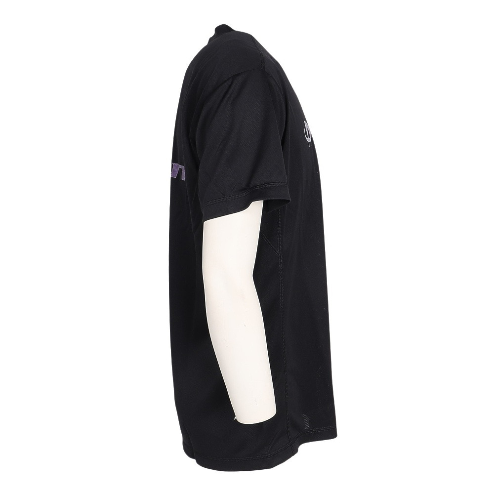 ファイテン（PHITEN）（メンズ、レディース）バレーボールウェア 半袖Tシャツ ラメ グラデーション BK/PL 3125JG66800