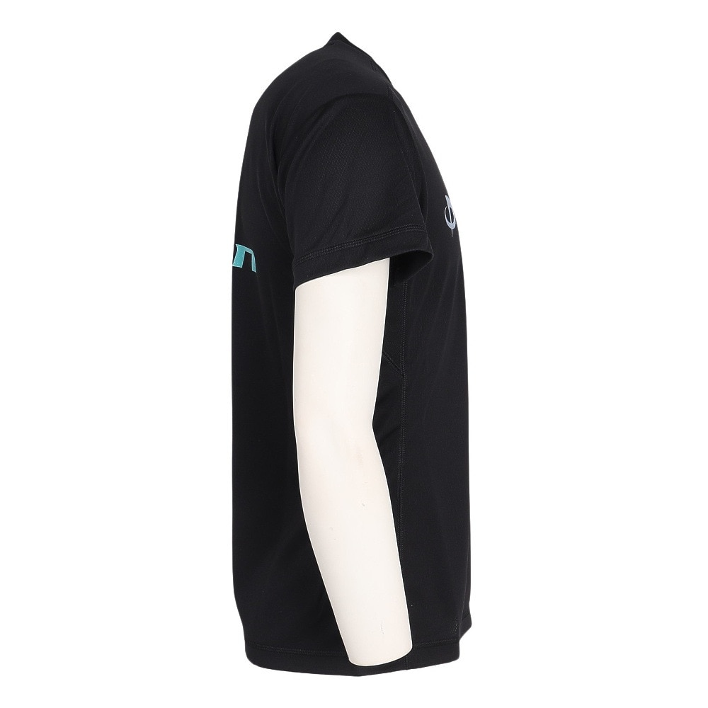 ファイテン（PHITEN）（メンズ、レディース）バレーボールウェア 半袖Tシャツ ラメ グラデーション BK/BL 3125JG66810
