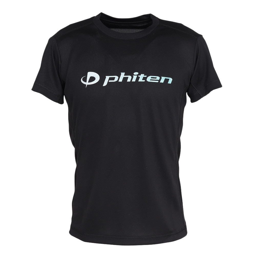 ファイテン（PHITEN）（メンズ、レディース）バレーボールウェア 半袖Tシャツ ラメ グラデーション BK/BL 3125JG66810