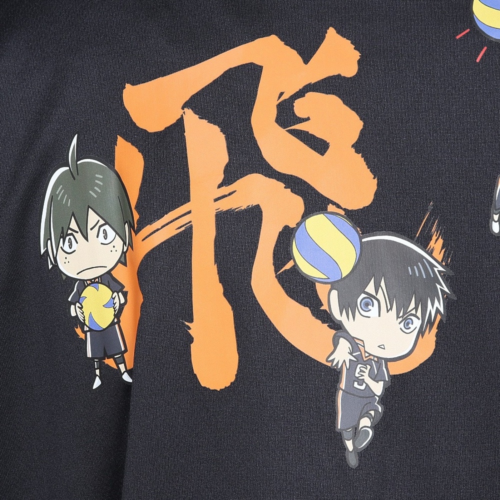 ハイキュー!!（haikyu）（メンズ、レディース）バレーボールウェア ハイキュー 半袖Tシャツ 烏野 飛べ 25 HS-25SS01