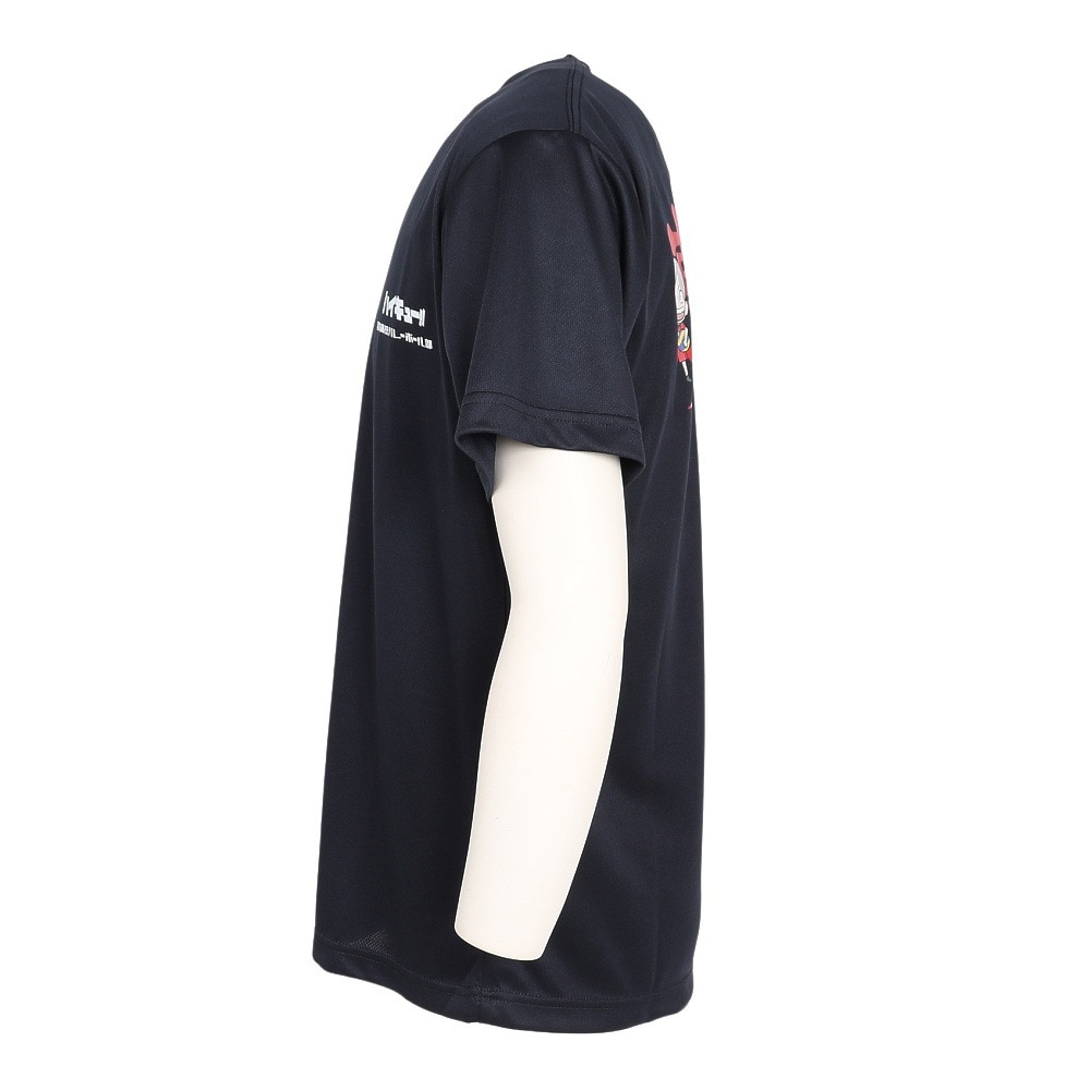 ハイキュー!!（haikyu）（メンズ、レディース）バレーボールウェア ハイキュー 半袖Tシャツ 音駒 繋げ 25 HS-25SS02