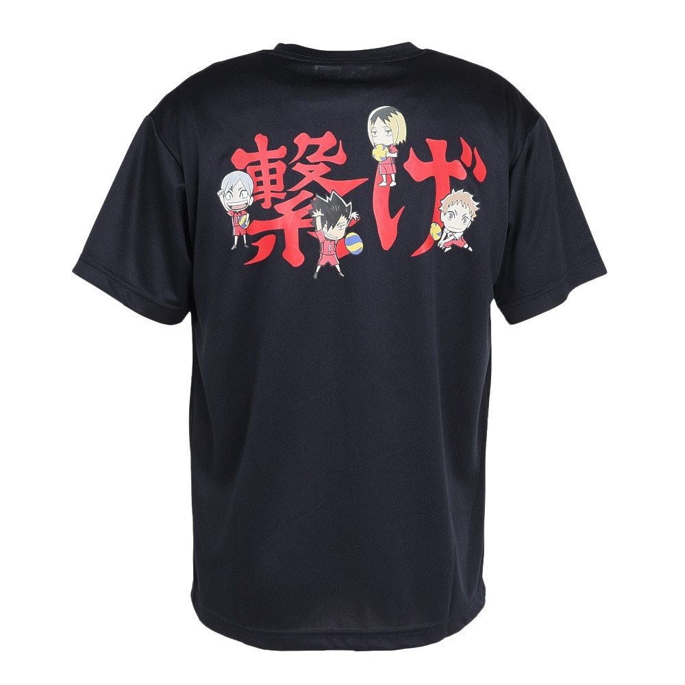 ハイキュー!!（haikyu）（メンズ、レディース）バレーボールウェア ハイキュー 半袖Tシャツ 音駒 繋げ 25 HS-25SS02