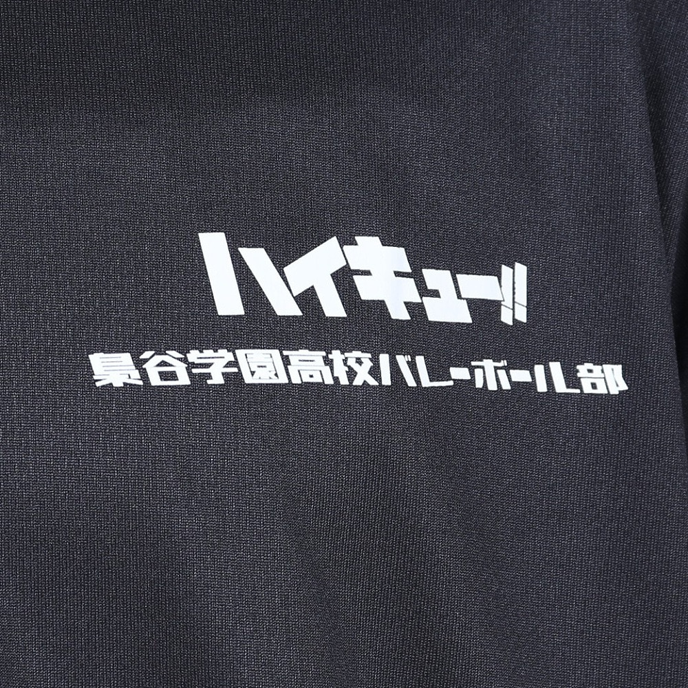 ハイキュー!!（haikyu）（メンズ、レディース）バレーボールウェア ハイキュー 半袖Tシャツ 梟谷学園 一球入魂 HS-25SS03