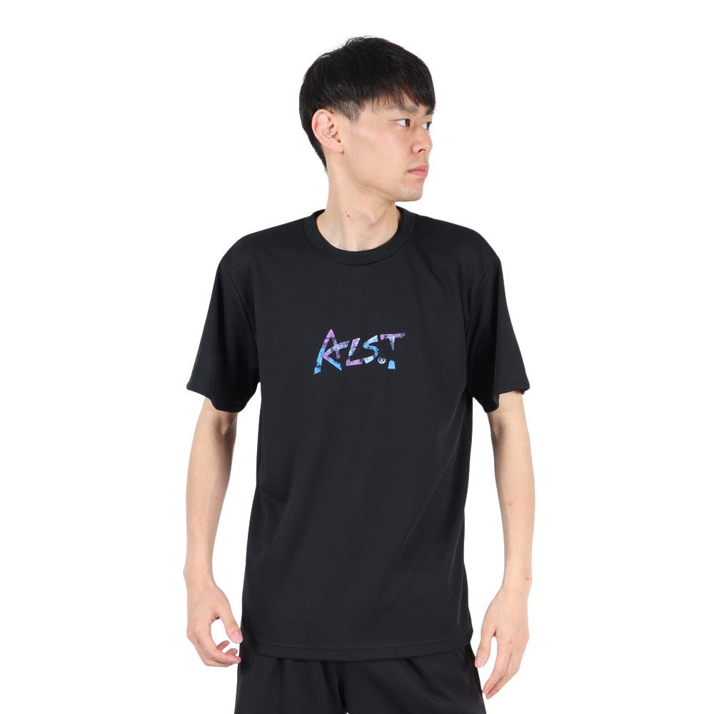 アルスト（ALST）（メンズ）バレーボールウェア 半袖 ドライTシャツ グランジロゴ VB25TS11-05