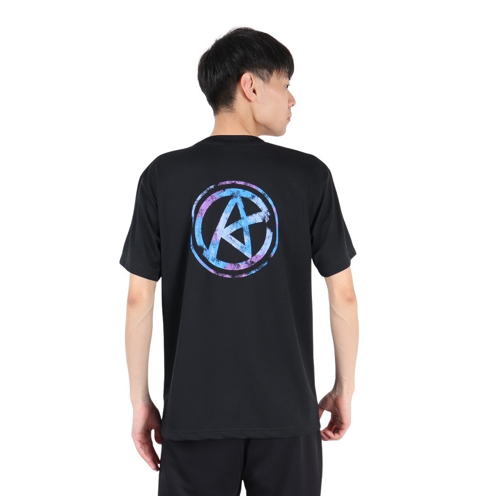アルスト（ALST）（メンズ）バレーボールウェア 半袖 ドライTシャツ グランジロゴ VB25TS11-05