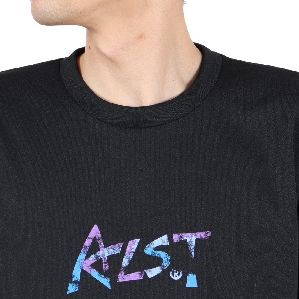 アルスト（ALST）（メンズ）バレーボールウェア 半袖 ドライTシャツ グランジロゴ VB25TS11-05