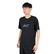 (メンズ)バレーボールウェア 半袖 ドライTシャツ グランジロゴ VB25TS11-05