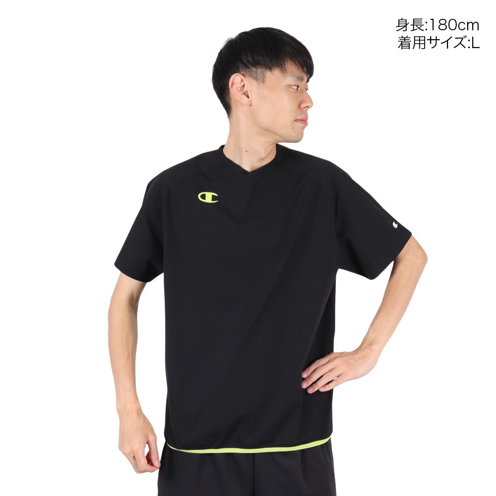 チャンピオン（CHAMPION）（メンズ、レディース）バレーボールウェア 半袖Tシャツ C3-CVC26 090