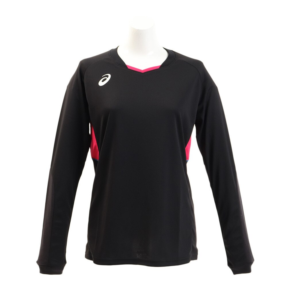 Tシャツ レディース 長袖 トップ 52a001 002 バレーボールウェア スポーツウェア アシックス スーパースポーツゼビオ Tシャツ レディース 長袖 トップ 52a001 002 バレーボールウェア スポーツウェア アシックス スーパースポーツゼビオ