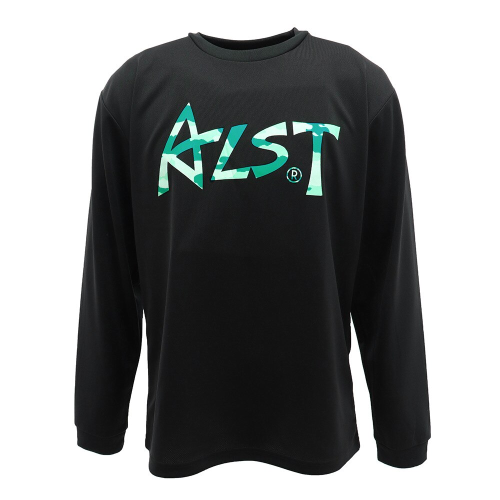  フロント カモ柄ロゴ ロングTシャツ VB19TS12-03 【バレーボールウェア スポーツウェア】