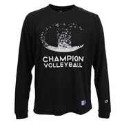 チャンピオン（CHAMPION）（メンズ）プラクティス ロングTシャツ C3-SV401 090 【バレーボールウェア スポーツウェア】