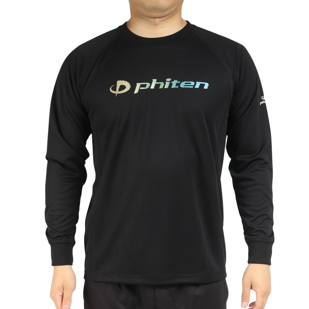 ファイテン（PHITEN）（メンズ）バレーボールウェア 長袖Tシャツ スムースドライ GRAD 3122JG48700