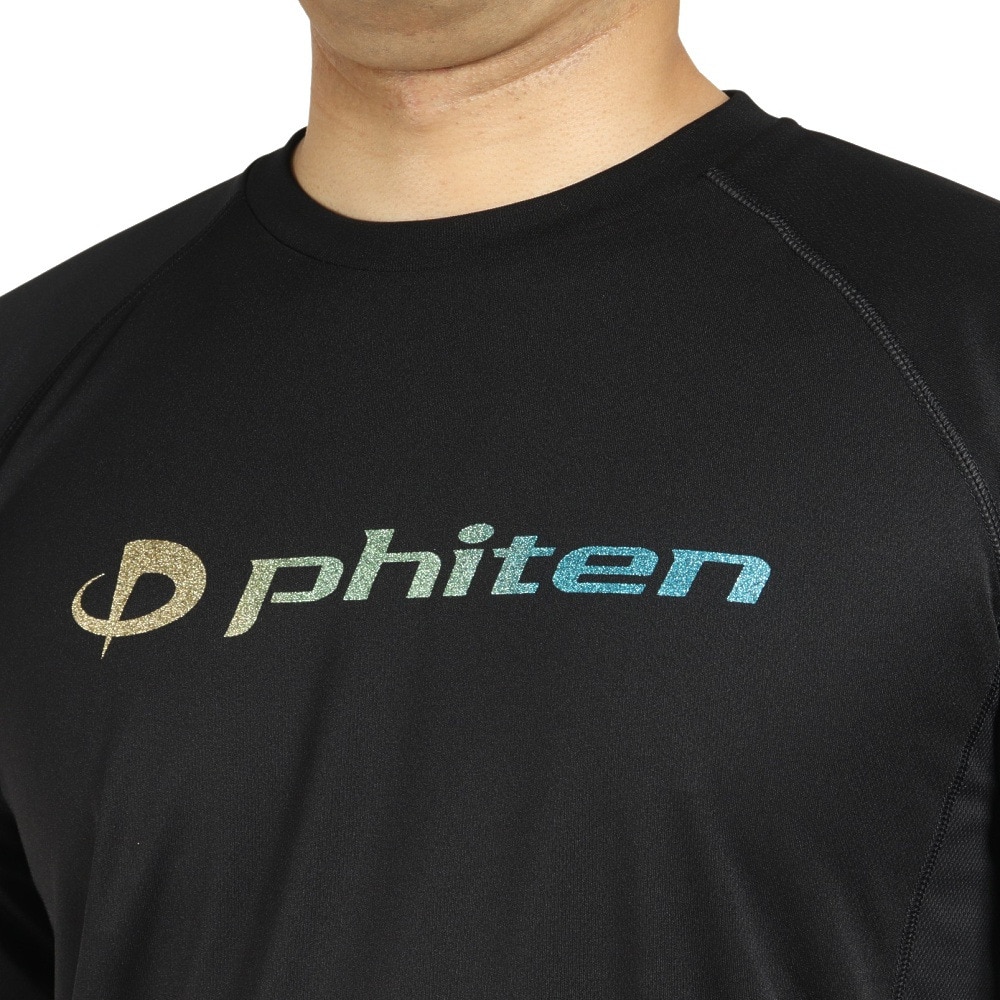 ファイテン（PHITEN）（メンズ）バレーボールウェア 長袖Tシャツ スムースドライ GRAD 3122JG48700 速乾