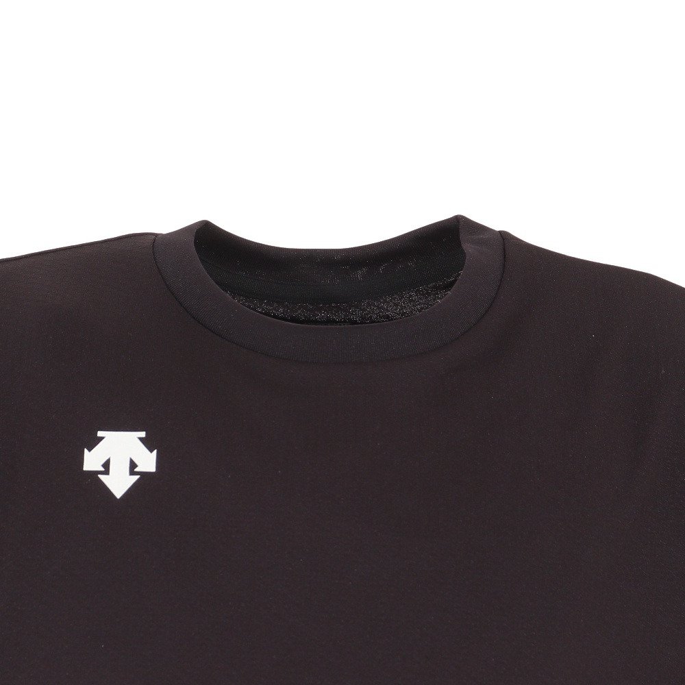 デサント（DESCENTE）（メンズ、レディース）バレーボールウェア ワンポイント 長袖プラクティスシャツ DVB-5216B BWH 速乾