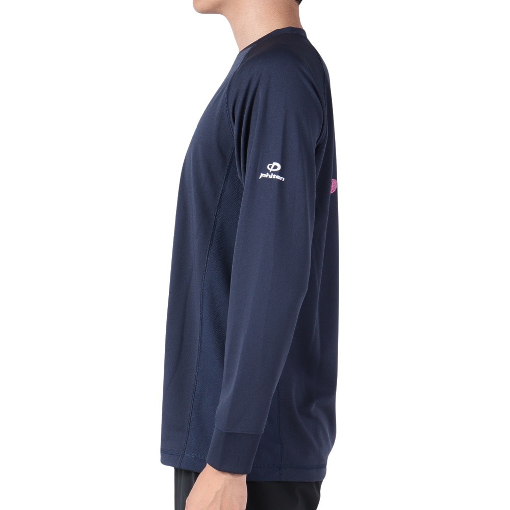ファイテン（PHITEN）（メンズ）バレーボールウェア 長袖Tシャツ スムースドライ GRABL 3123JG56300 速乾