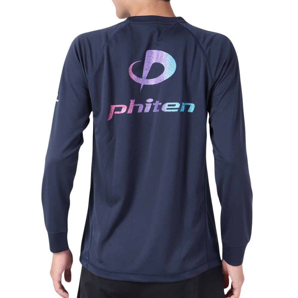 ファイテン（PHITEN）（メンズ）バレーボールウェア 長袖Tシャツ スムースドライ GRABL 3123JG56300 速乾