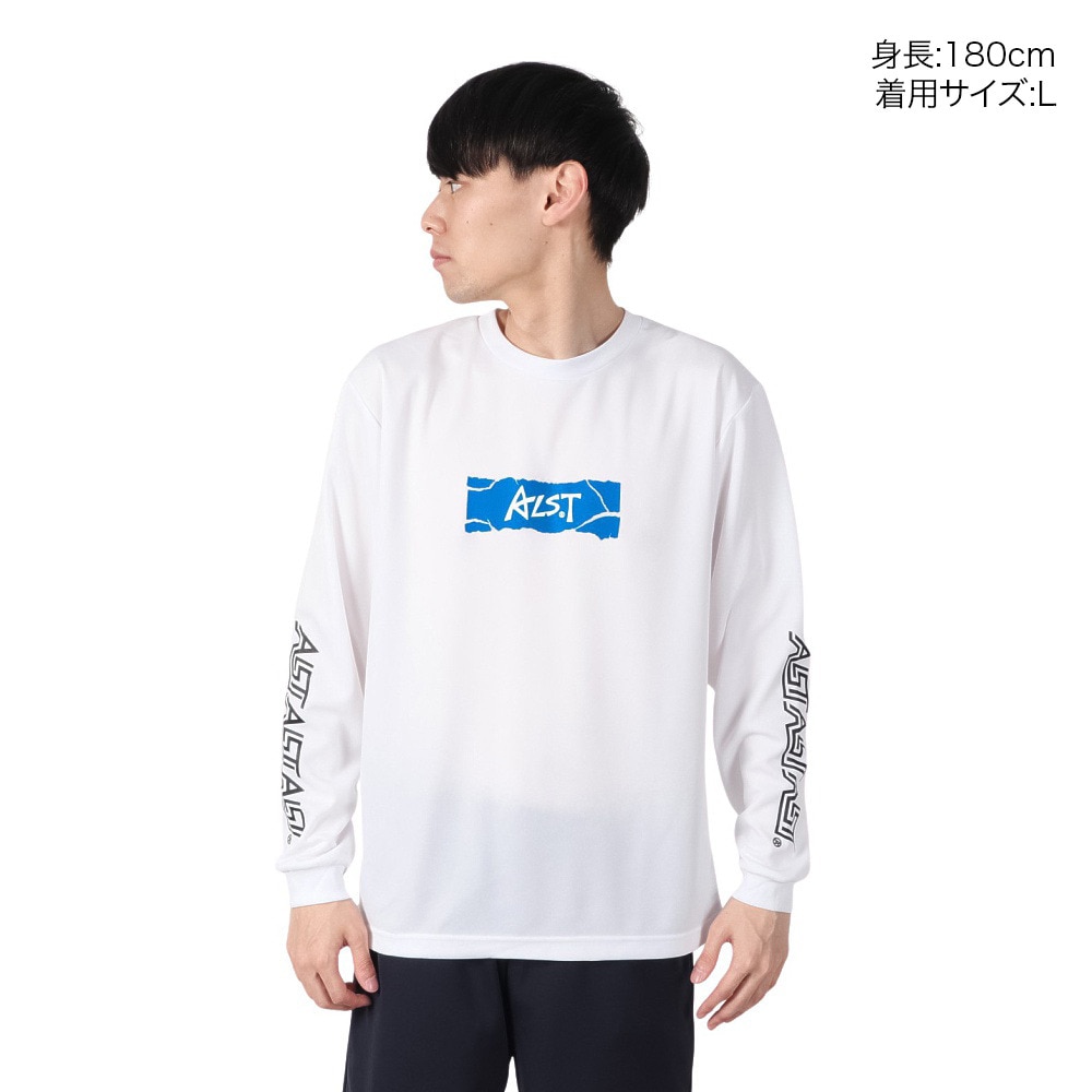 アルスト（ALST）（メンズ）バレーボールウェア 長袖ドライ Tシャツ TEAR ボックス ロゴ VB23TS19-14